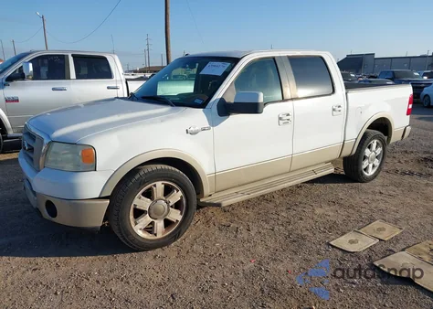 2007 Ford F-150 Lariat/Xlt from USA, damaged, VIN 1FTPW12V07KB48160